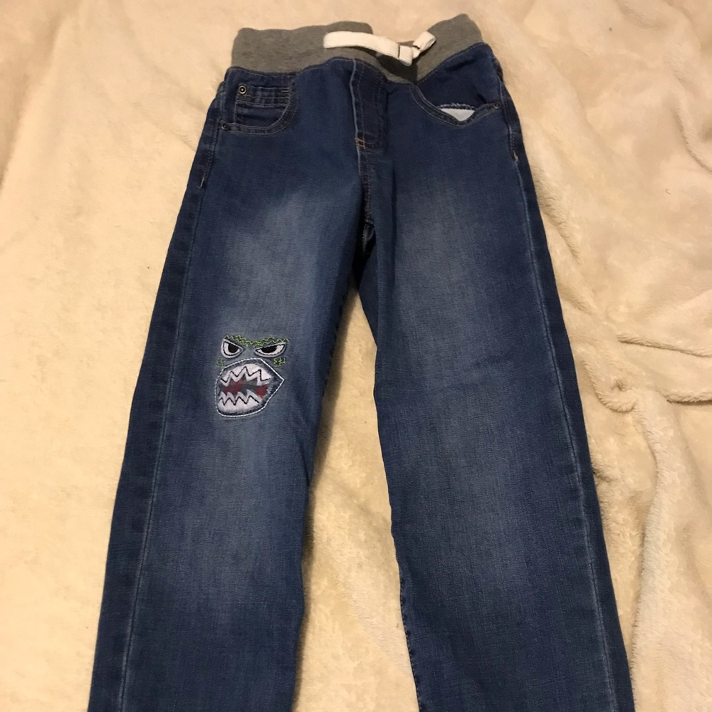 Size 7 Boys Monster Jeans